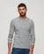 RELAXED FIT WAFFLE COTTON HENLEY TOP