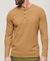 RELAXED FIT WAFFLE COTTON HENLEY TOP