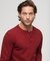 RELAXED FIT WAFFLE COTTON HENLEY TOP