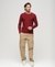 RELAXED FIT WAFFLE COTTON HENLEY TOP
