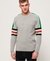 TRACK EMBOSSED CREW NECK JUMPER