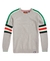 TRACK EMBOSSED CREW NECK JUMPER