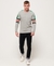 TRACK EMBOSSED CREW NECK JUMPER
