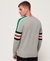 TRACK EMBOSSED CREW NECK JUMPER