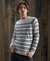 ORANGE LABEL STRIPED COTTON CREW JUMPER