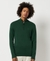 ORGANIC COTTON EMBROIDERED HENLEY SWEATSHIRT