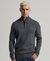 ORGANIC COTTON EMBROIDERED HENLEY SWEATSHIRT