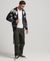PATTERNED SHAWL ZIP THROUGH CARDIGAN