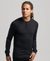 MERINO CREW NECK HENLEY KNITTED TOP