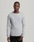 MERINO CREW NECK HENLEY KNITTED TOP