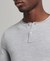 MERINO CREW NECK HENLEY KNITTED TOP