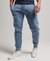ORGANIC COTTON VINTAGE LOGO EMBROIDERED JOGGERS