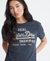 VINTAGE LOGO STITCH SEQUIN T-SHIRT