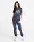 VINTAGE LOGO STITCH SEQUIN T-SHIRT