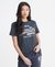 VINTAGE LOGO STITCH SEQUIN T-SHIRT