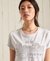VINTAGE LOGO EMBROIDERY INFILL T-SHIRT