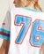 COLLEGIATE COLOUR BLOCK T-SHIRT
