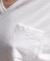 ORGANIC COTTON STUDIOS POCKET V-NECK T-SHIRT