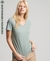 ORGANIC COTTON STUDIOS POCKET V-NECK T-SHIRT