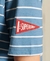 SCRIPT STYLE COLLEGE STRIPE T-SHIRT