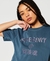 CODE LOGO GARMENT DYE LOOSE T-SHIRT
