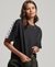 CODE S LOGO TAPE OVERSIZED BOXY T-SHIRT