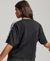 CODE S LOGO TAPE OVERSIZED BOXY T-SHIRT