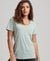 V-NECK POCKET SLUB JERSEY T-SHIRT