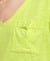 V-NECK POCKET SLUB JERSEY T-SHIRT