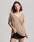 SLUB V-NECK T-SHIRT