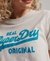 ORGANIC COTTON VINTAGE LOGO SCRIPTED COLL T-SHIRT