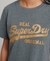 ORGANIC COTTON VINTAGE LOGO SCRIPTED COLL T-SHIRT