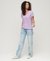 SLUB EMBROIDERED V-NECK T-SHIRT