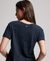 SLUB EMBROIDERED V-NECK T-SHIRT