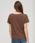 SLUB EMBROIDERED V-NECK T-SHIRT