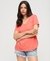SLUB EMBROIDERED V-NECK T-SHIRT