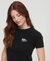 SPORT LUXE LOGO FITTED CROPPED T-SHIRT