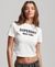 SPORT LUXE LOGO FITTED CROPPED T-SHIRT