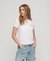 SPORT LUXE LOGO FITTED CROPPED T-SHIRT