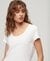 SCOOP NECK TEE