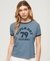 BEACH GRAPHIC FITTED RINGER T-SHIRT