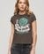 EMBELLISHED POSTER CAP SLEEVE T-SHIRT