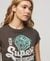 EMBELLISHED POSTER CAP SLEEVE T-SHIRT