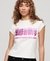 RETRO GLITTER LOGO CAP SLV TEE