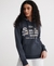 VINTAGE LOGO SEQUIN FLEECE HOODIE