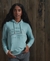 VINTAGE LOGO EMBOSSED GLITTER HOODIE