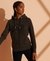 VINTAGE LOGO EMBOSSED GLITTER HOODIE