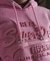 VINTAGE LOGO TONAL EMBOSSED SATIN HOODIE