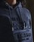 VINTAGE LOGO TONAL EMBOSSED SATIN HOODIE