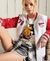 COLLEGIATE SCRIPTED BASEBALL BOMBER JACKET